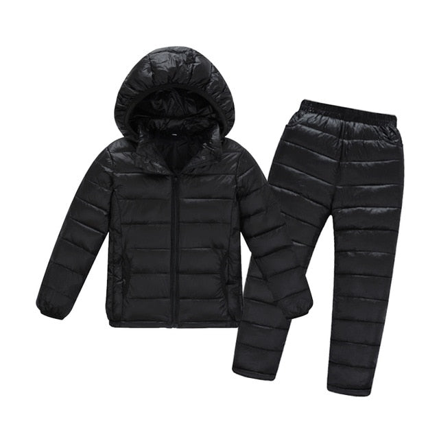 kids winter jacket sets girl winter