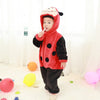 Cute Cartoon Flannel Baby Rompers