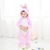 Cute Cartoon Flannel Baby Rompers
