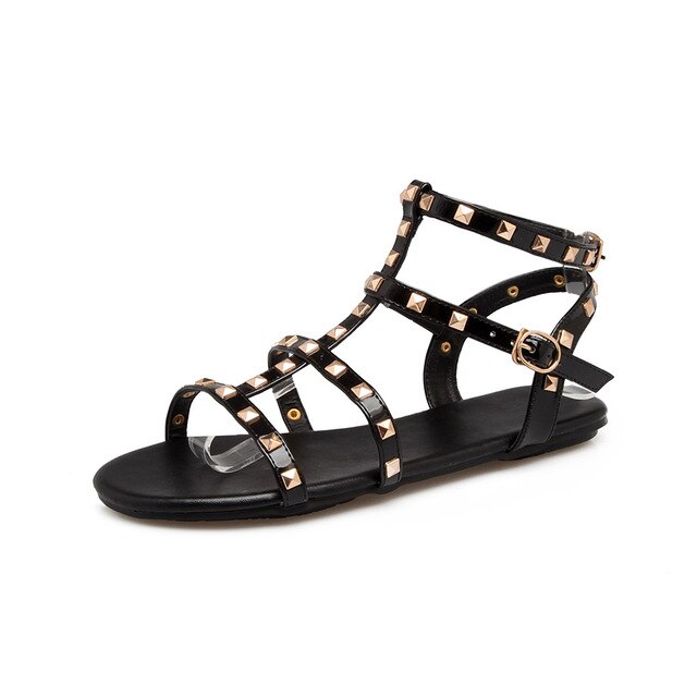 High Quality Woman Rivets Sandals