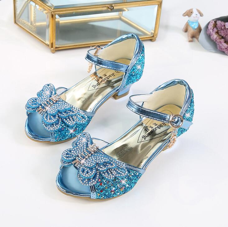 New Brand Girls High Heel Sandals