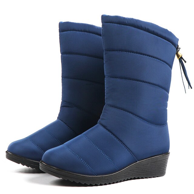 Snow Boots Women Down Mid-calf Boots