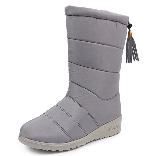 Snow Boots Women Down Mid-calf Boots