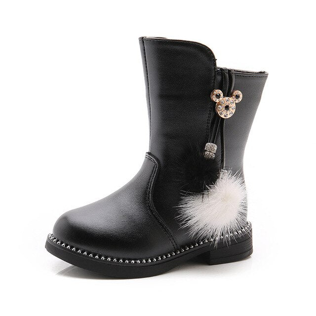 Girl Boots 2018 Winter Boots Kids For Girls