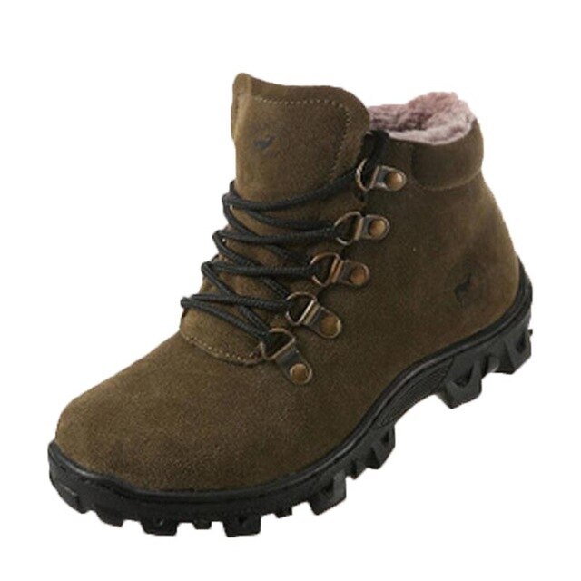 Children snow boots genuine leather