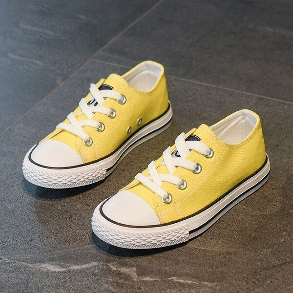 Girls Canvas Shoes Soild Kids Shoes