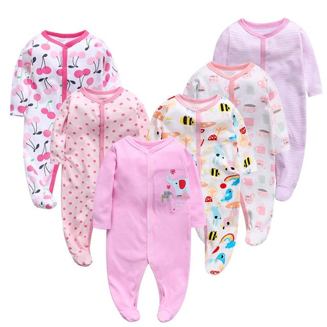 6pieces/lot Baby rompers Newborn