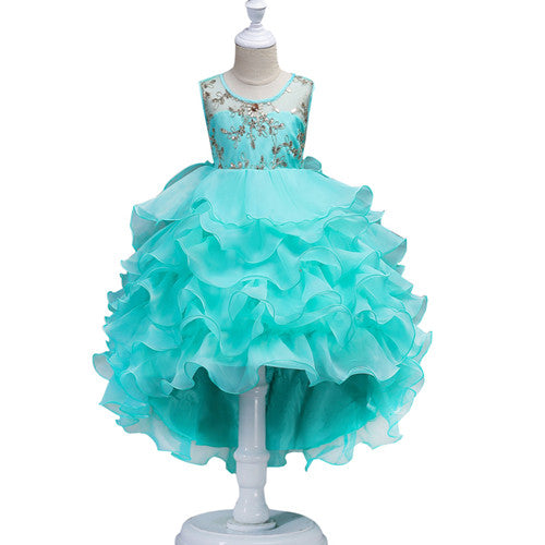 Bridesmaid Flower Sequins Girls