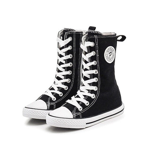 Kids Shoes for Girls Boys High Canvas Shoes