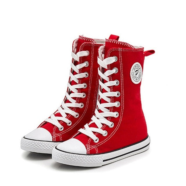 Kids Shoes for Girls Boys High Canvas Shoes
