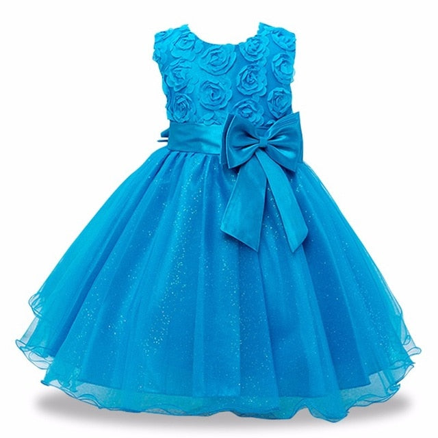 Kids Birthday Princess Party Dress