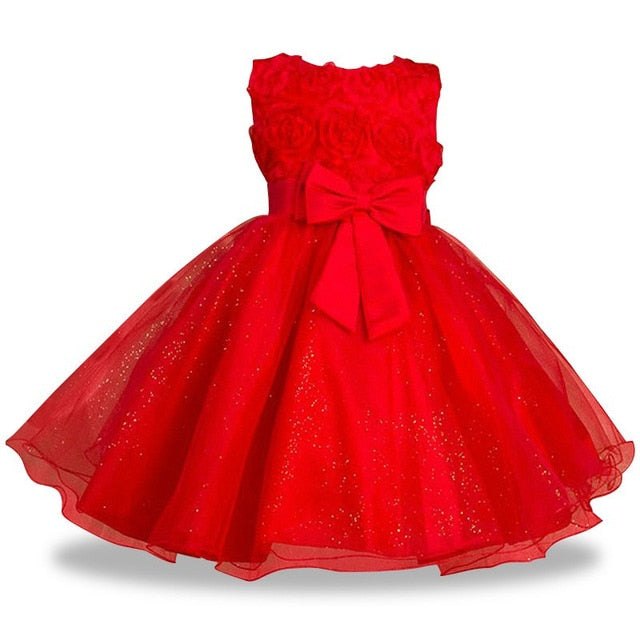 Kids Birthday Princess Party Dress