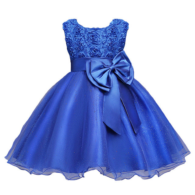 Kids Birthday Princess Party Dress