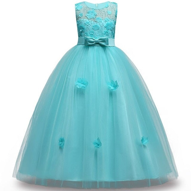 Princess Party Dress for Girls Wedding