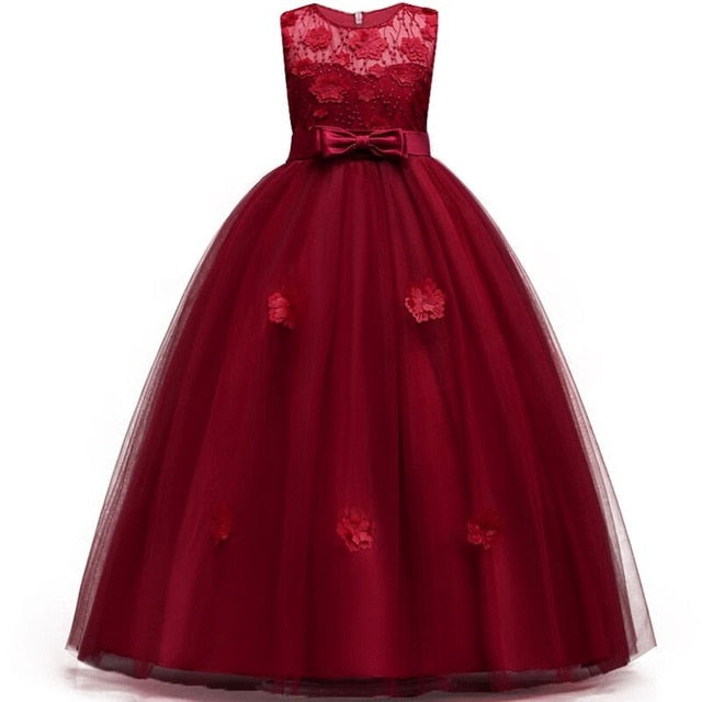 Princess Party Dress for Girls Wedding