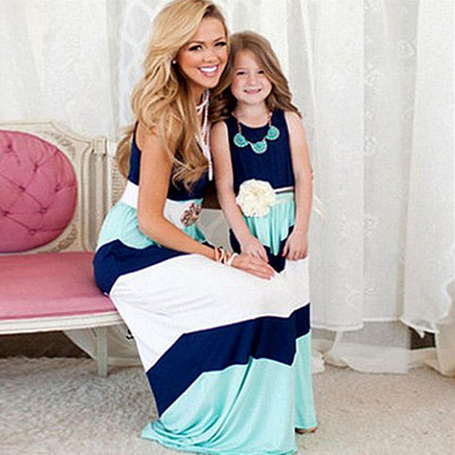 summer Mommy and me family matching