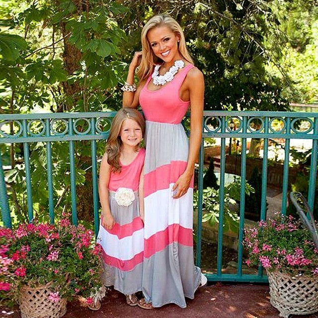 summer Mommy and me family matching