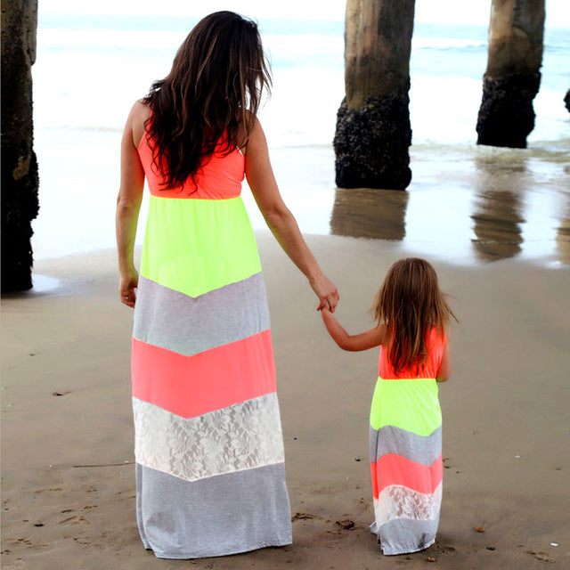 summer Mommy and me family matching