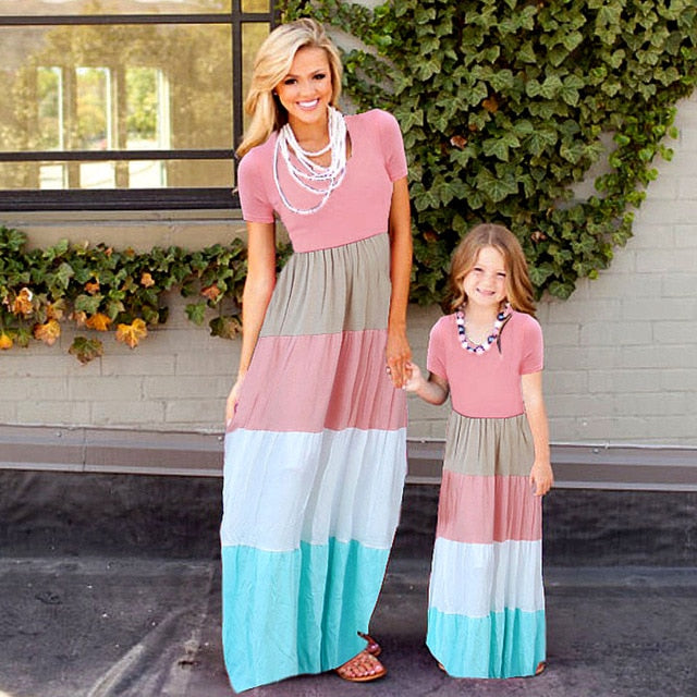 summer Mommy and me family matching