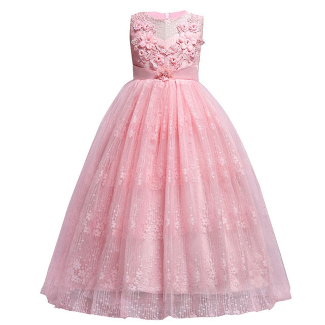 Princess Party Dress for Girls Wedding