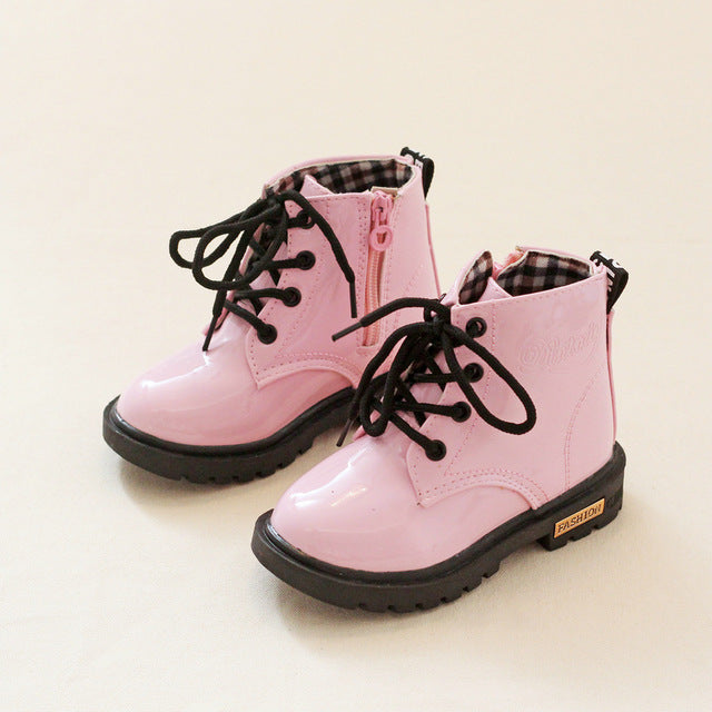 Children boots 2018 Fall New Fashion Black