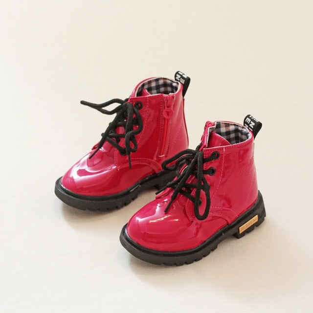 Children boots 2018 Fall New Fashion Black