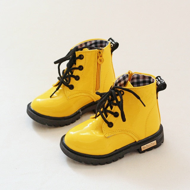 Children boots 2018 Fall New Fashion Black