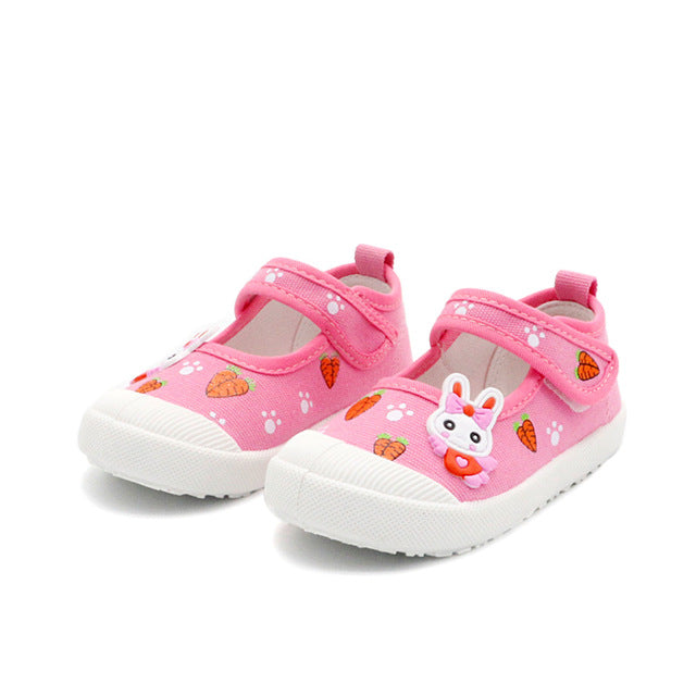 Girls Canvas Shoes Soft Sports