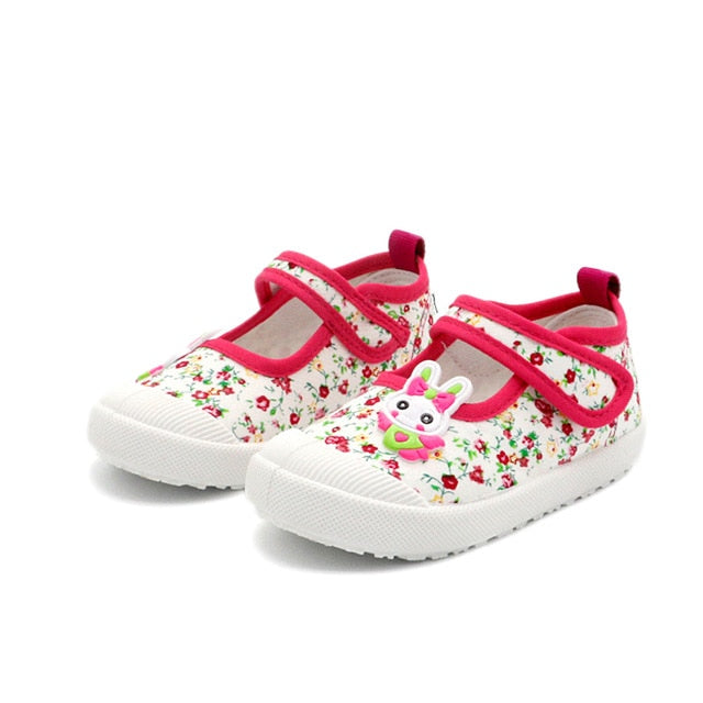 Girls Canvas Shoes Soft Sports