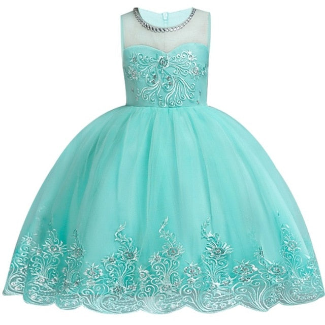 Baby Embroidered Formal Princess Dress