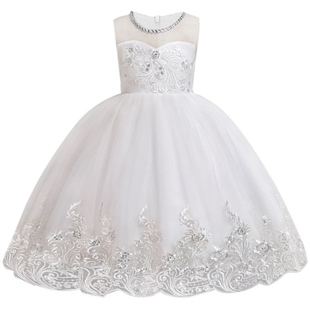 Baby Embroidered Formal Princess Dress