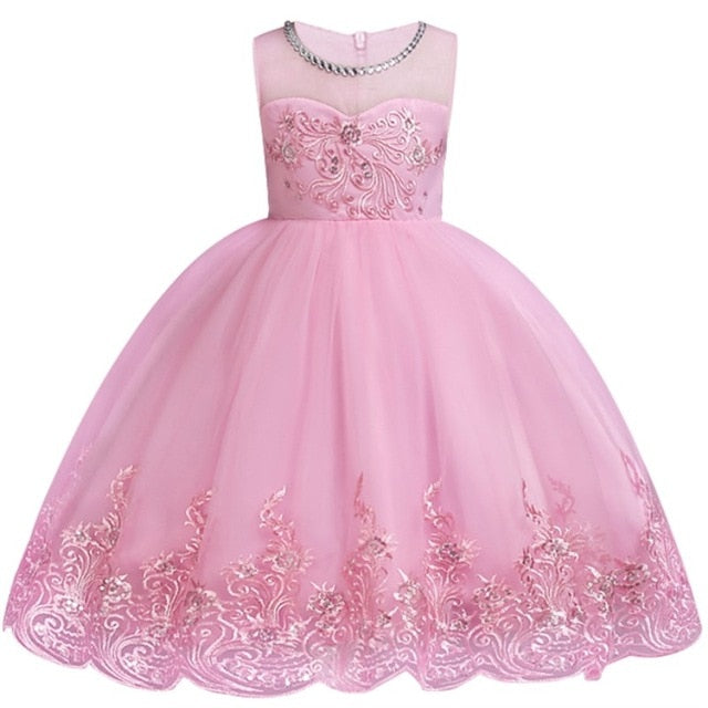 Baby Embroidered Formal Princess Dress