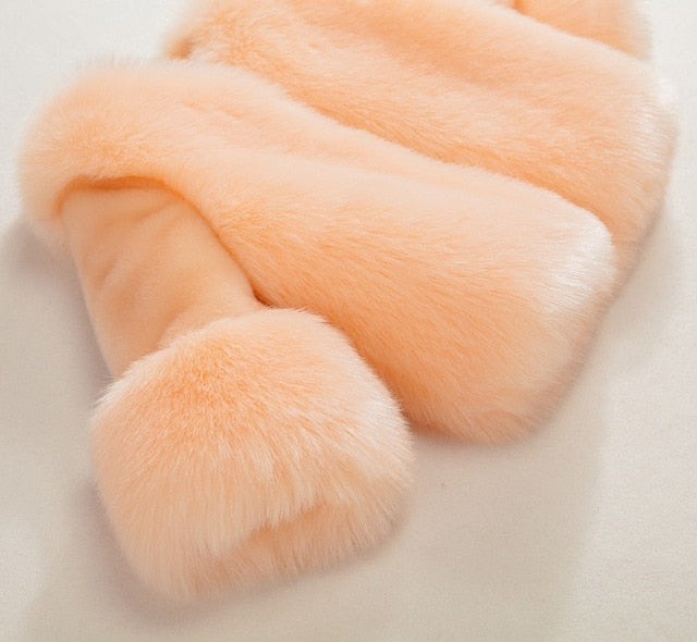 Dollplus Winter Girls Fur Coat Elegant