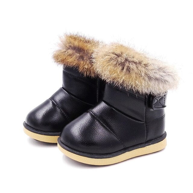 Winter Snow Kids Boots Christmas New Year