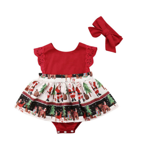 Christmas Newborn Baby Girls Clothing