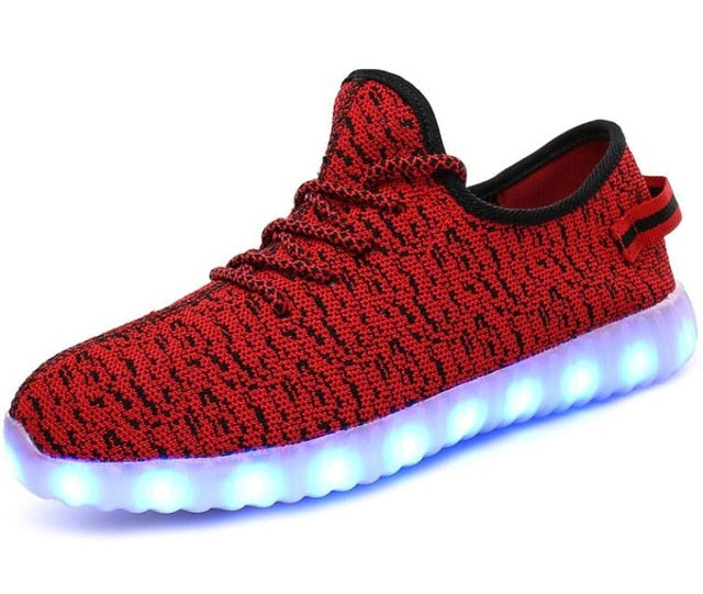 LED Children Shoes USB Rechargeable