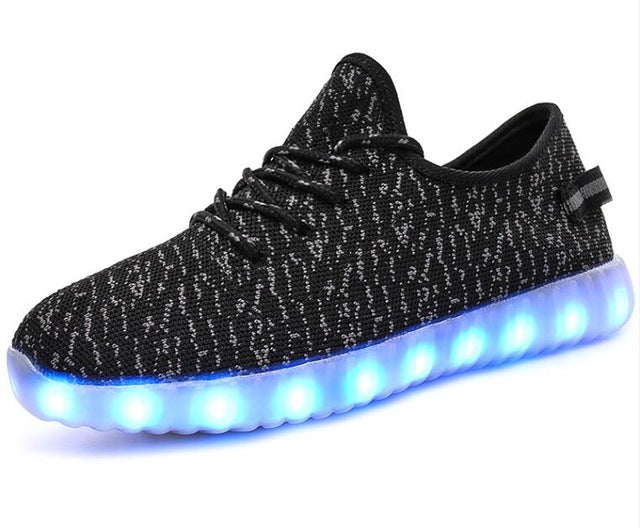 LED Children Shoes USB Rechargeable