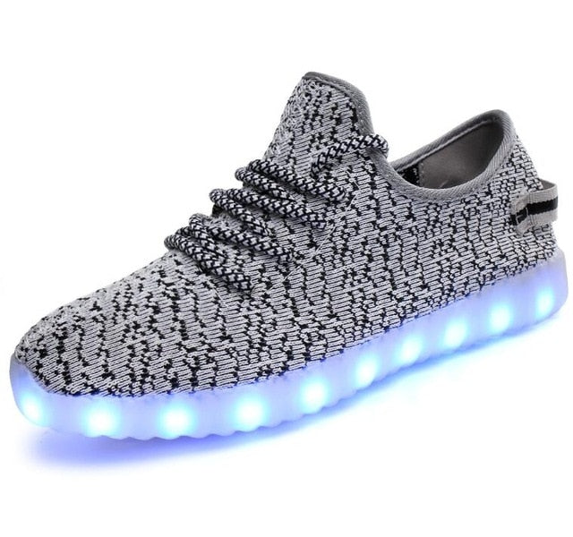 LED Children Shoes USB Rechargeable
