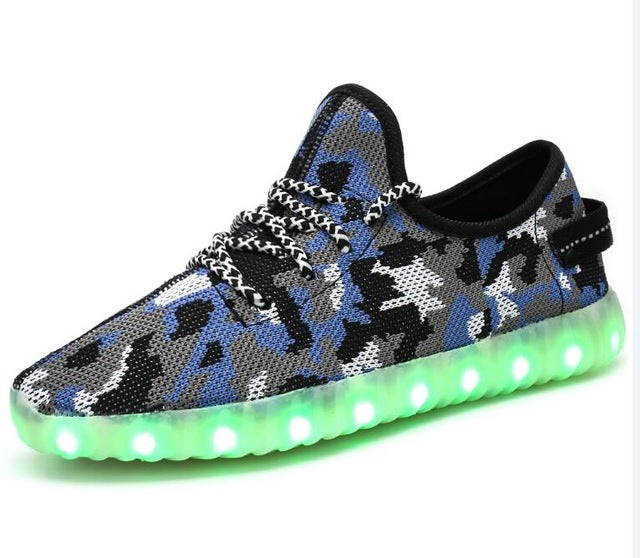 LED Children Shoes USB Rechargeable
