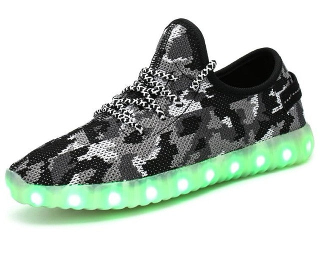 LED Children Shoes USB Rechargeable