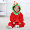 Cute Cartoon Flannel Baby Rompers