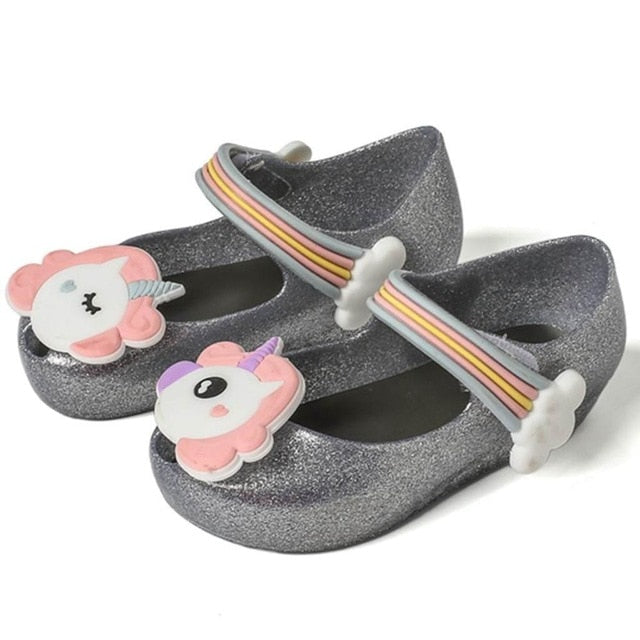Girls Sandals Unicorn Jelly Shoes