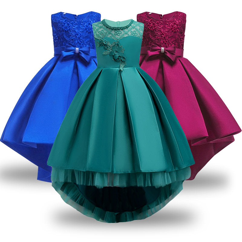 Bridesmaid Flower Sequins Girls