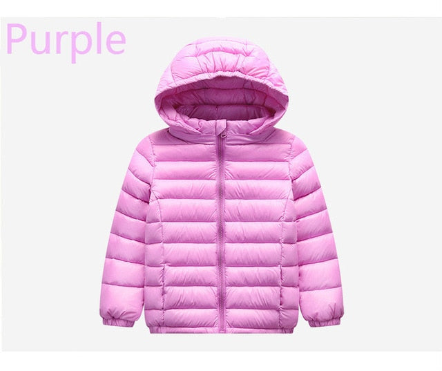 1-12 Year Baby Girls Boys Parka