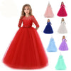 Kids Girls Lace Half Sleeve Gowns