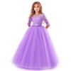 Kids Girls Lace Half Sleeve Gowns