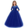 Kids Girls Lace Half Sleeve Gowns