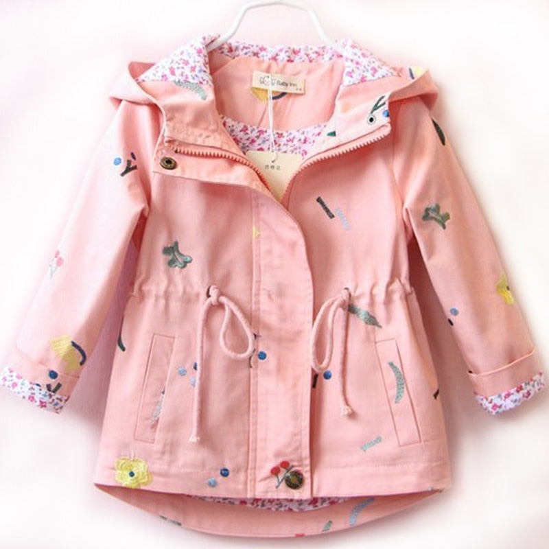 2019 New Spring Autumn Girls Windbreaker