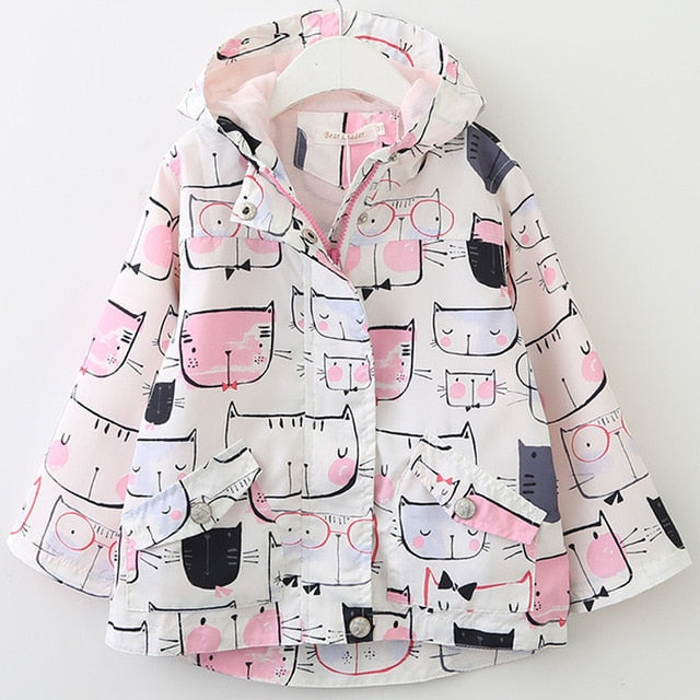2019 New Spring Autumn Girls Windbreaker