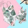 Striped Mother Daughter Swimwear